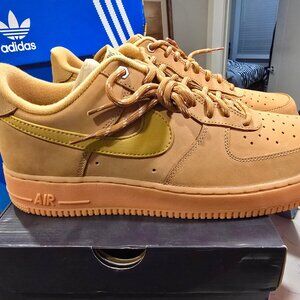 Nike Air Force 1 Low Flax Wheat Size 10 Men's Shoes Brand New CJ9179-200